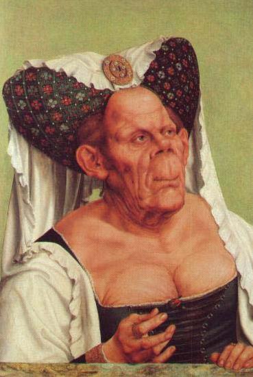 Quentin Matsys A Grotesque Old Woman oil painting image